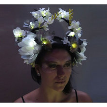 One minute tutorial to know LED flower bun crown