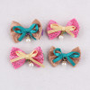 Cute polka dot bow hair clip for baby girl