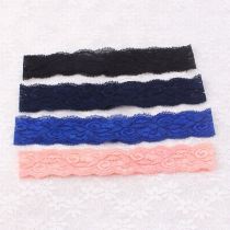 High stretchy lace headband for women