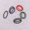 5mm high quality elastic rubber hair ties