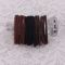 5mm black and brown elastic hair bands