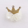 Babies girl lovely glitter princess crown hair clips