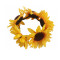 Newest hair scrunchie with daisy flower