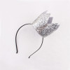 Silver glitter princess crown headbands Uk