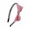 Pink ribbon bow tie bowknot alice band uk