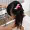 Floral cotton glitter bow hair scrunchie wholesale for teen year-old kids children girl