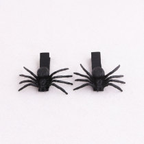 Halloween spooky black spider hair clip uk