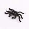 Creepy black flocking spider hair clip for Halloween brooch