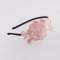 Supply pink bridal lace floral headpiece