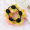 Sweet colors egg rose flower bun crown tie wholesale