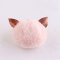9cm colors soft animal ear large fur balls kitten keychain manufacturer