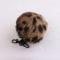 10cm leopard fur pom pom handbag keychains supply