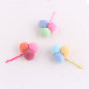 Wholesale baby sweet pom pom ball hairpin