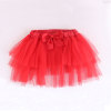 Red Lace Skirt Tutu Dress Summer Clothes For Pet Dog