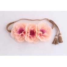 1000+ idea about how to made flower headband with tassels