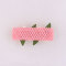Pink good elastic mesh rose headbands for toddlers
