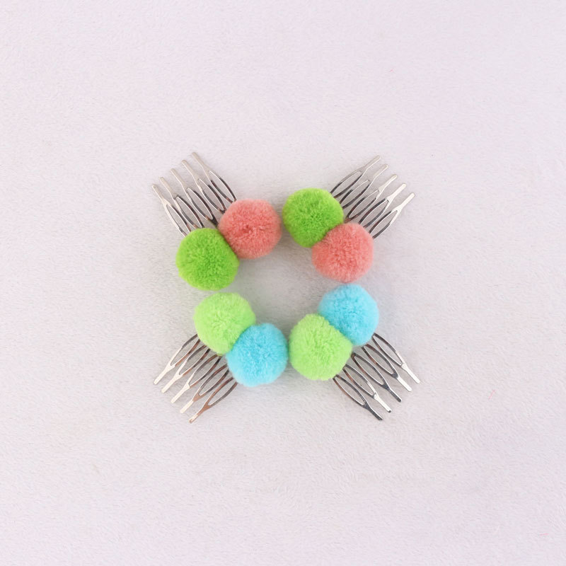 so soft pom pom ball hair accessory for child is amazing gift