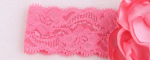 you can see the high quality lace headband is soft,which feels comfortable