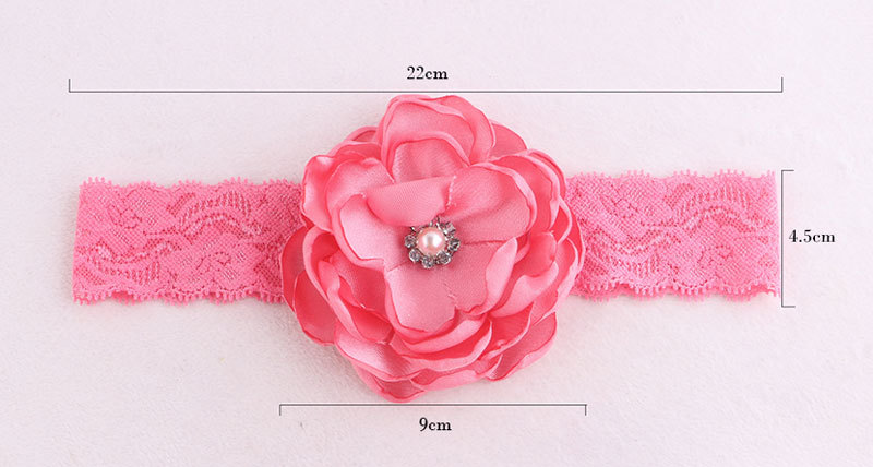Here tell you the detailed size of flower crown elastic headband for baby