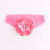 Romantic pink rose pink satin rose lace headband