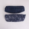 Eco-friendly dark blue denim jean headband