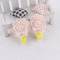 Custom pearl crochet flower hair clips for kids hair bang