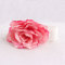 Wholesale large artificial flower head pink mesh rose headbands for toddlers