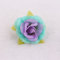 Double colors artificial mini rose flower hair clip bay girl