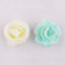 China company green/yellow silk flower rose hair clip for girls
