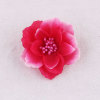 Wedding party pink silk flower hair clip rose hair piece