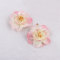 Pink artificial peach flower hair clips silk blossom flower wholesale