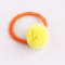 Bohemian crochet candy color pom pom hair ties yarn pom-pom bracelet wrist bun