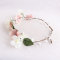 Garden wedding rose floral wreath bridal flower headpiece in china