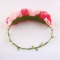 Hot sale spring/summer women hair flower garland headband uk