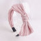 Nicest girl large gilded plicated bow hair band chinese company