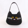 Children kids gift black cat shape tuto bag small kitty handbag wholesale