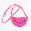 Lovely girl canva fruit wallet coin purse bag watermelon zipper handbag fruit messenger bag