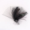 Party/wedding feather fascinator hair clip peacock / ostrich feather hair piece