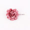 Vintage silver shining artificial daisy flower hair bobby pin for girls