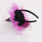 Halloween hat headband witches hat tall witches hat hair band with glitter flower