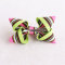 Colorful striped ribbon bow hair band hair bow clip knot bow hair tie set