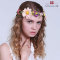 Natural fresh girls daisy flower garland for bridal wedding hair bridesmaids spring-themed photo shoot