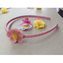 One minute tutorial about peach flower hair band set for child