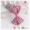 Boho chic newest small pink ribbon bow hair clip for women