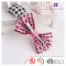 Boho chic newest small pink ribbon bow hair clip for women