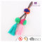 Mexican Boho Arts Pom Pom Key Chain Ornament For Women Beach Bag Girl Handbag