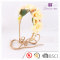 Yellow silk rose flower hairband crown adjustable tie band for women long braid hair