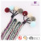 House gift dress decor multifunctional boho hair accessory long pom pom headband wholesale