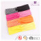 Youthful colors customized child striped splicing headband knot turban head wrap for teenagers