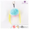 Novelty Girl Face Keychains Furry Pompom Ball Keyrings Gift Idea Faux Rabbit Fur Pom Pom Key ring Fo Bag Car Gift Decoration